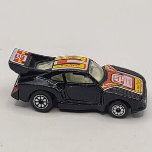 Kenner Fast 111's Sporty Shifter Car - 1981 Black Porsche 935 - Good Used Cond